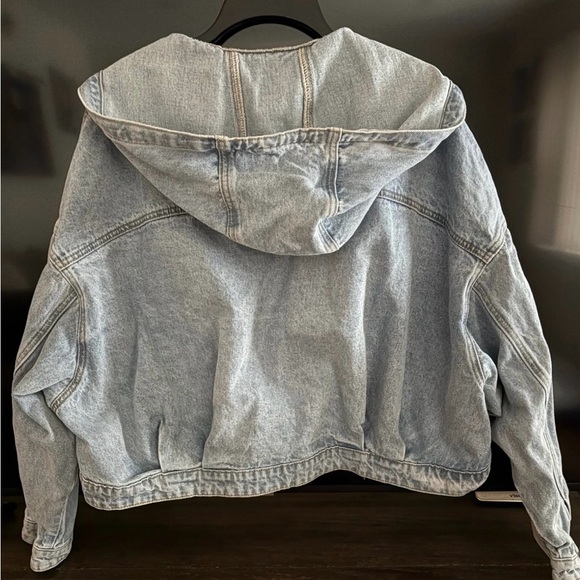 Jean Jacket, Cropped, Cider, Sz L - Picture 2 of 6